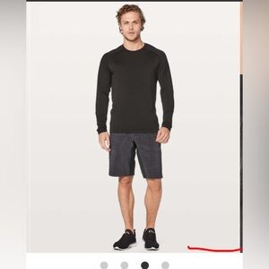 Mens Lululemon T.H.E. Short *Linerless 11" size medium